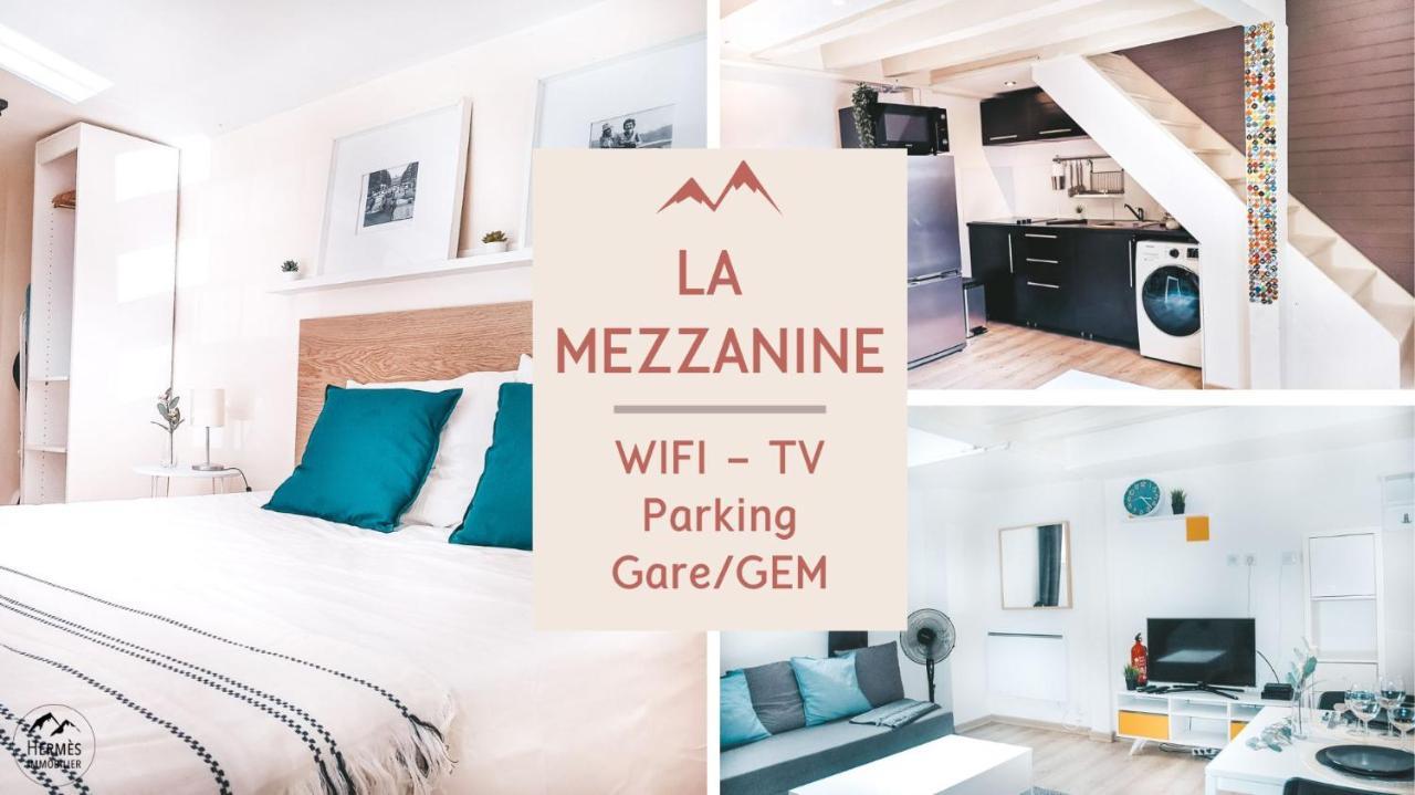 La Mezzanine - Grenoble Centre Gare - Appartement Et Parking Kültér fotó